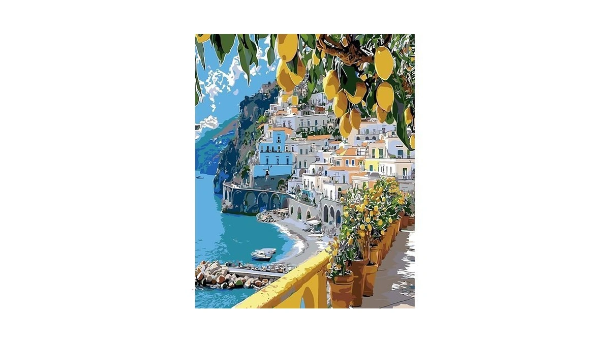 Ekuxom Paint By Numbers Kit For Adults - Diy Acrylic