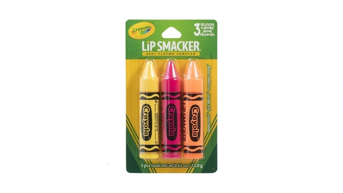 Lip Smacker Crayola Crayon Flavored Lip Balm - Moisturizing, Soothing