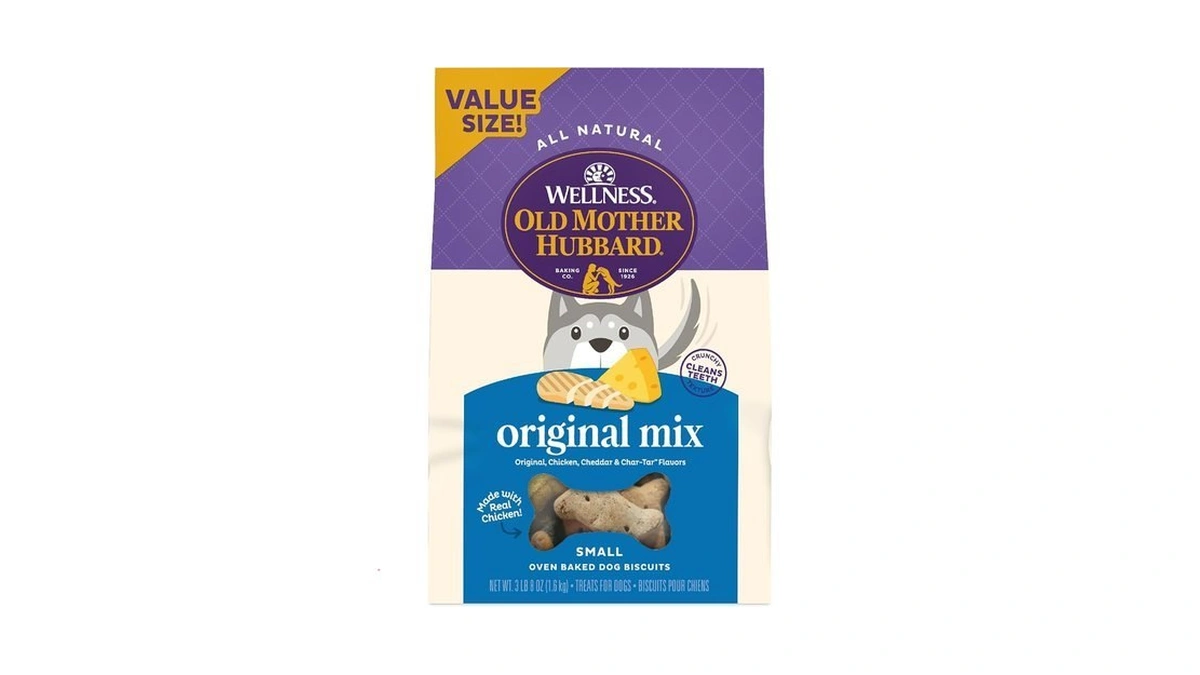Wellness Old Mother Hubbard Classic Original Mix Dog Biscuits, Natural
