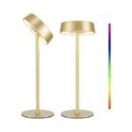 Cordless Lamp, Rechargeable Table Lamp, Battery Operated, Rgb Dimmable Touch