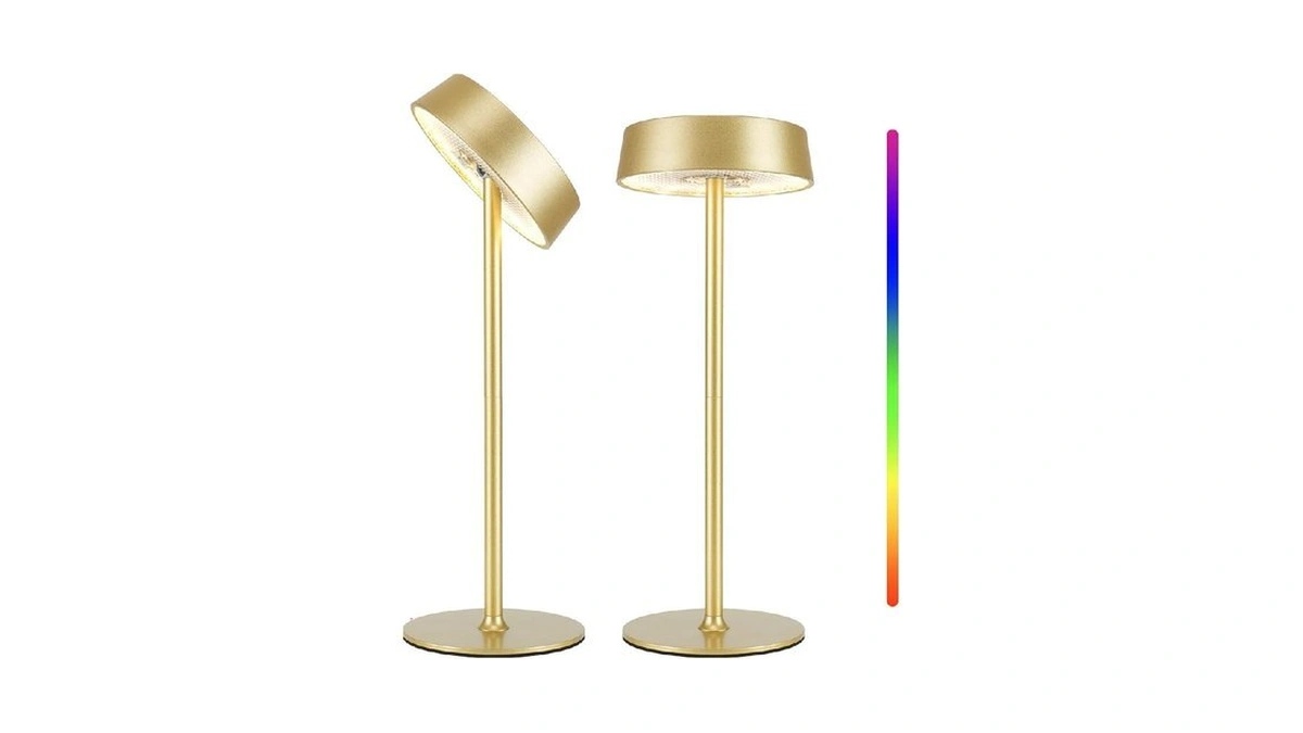 Cordless Lamp, Rechargeable Table Lamp, Battery Operated, Rgb Dimmable Touch