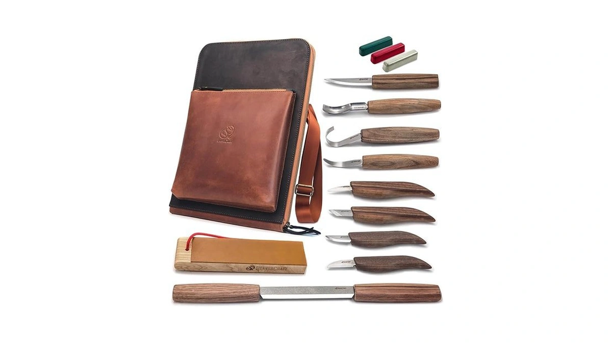 Beavercraft Deluxe Wood Carving Kit S50x - Wood Carving Tools