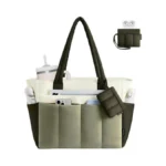 Lovevook Puffer Tote Bag For Women Quilted Work Tote Handbags