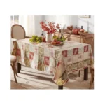 Newbridge Thanksgiving Harvest Breeze Autumn Patchwork Vinyl Flannel Backed Tablecloth