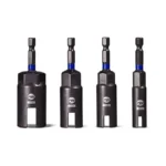 Facoow Wing Nut Driver Set 4pcs, Power Wing Nut Driver