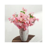 4 Pcs Artificial Cherry Blossom Branches, 27.6" Tall Artificial Silk