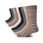 Calvin Klein Mens Dress Socks - 10 Pairs Soft Cotton