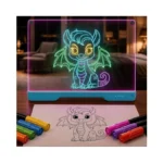 Upgraded 16-inch Led Drawing Board Rechargeable – 7 Colors, 10