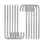 Tingyuan 12 Pack 12 Inch Rebar Stakes Heavy Duty J