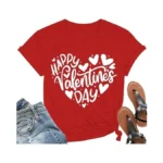 Happy Valentines Shirts For Women - Love Heart Valentines Day