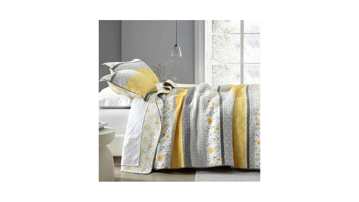 Quiltmuse Quilts Queen Size - 100% Cotton Quilt Set With