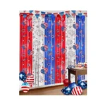 4th Of July Decorations Foil Fringe Curtains For Memorial Day,