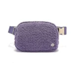Fodoko Sherpa Belt Bag, Fleece Crossbody Bag Fanny Pack For