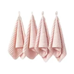Lmminbz 4pcs Pink Microfiber Hand Towels For Bathroom Christmas Decorations