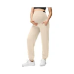 G4free Maternity Dress Athletic Pants Stretchy Pregnancy Wide Leg Lounge