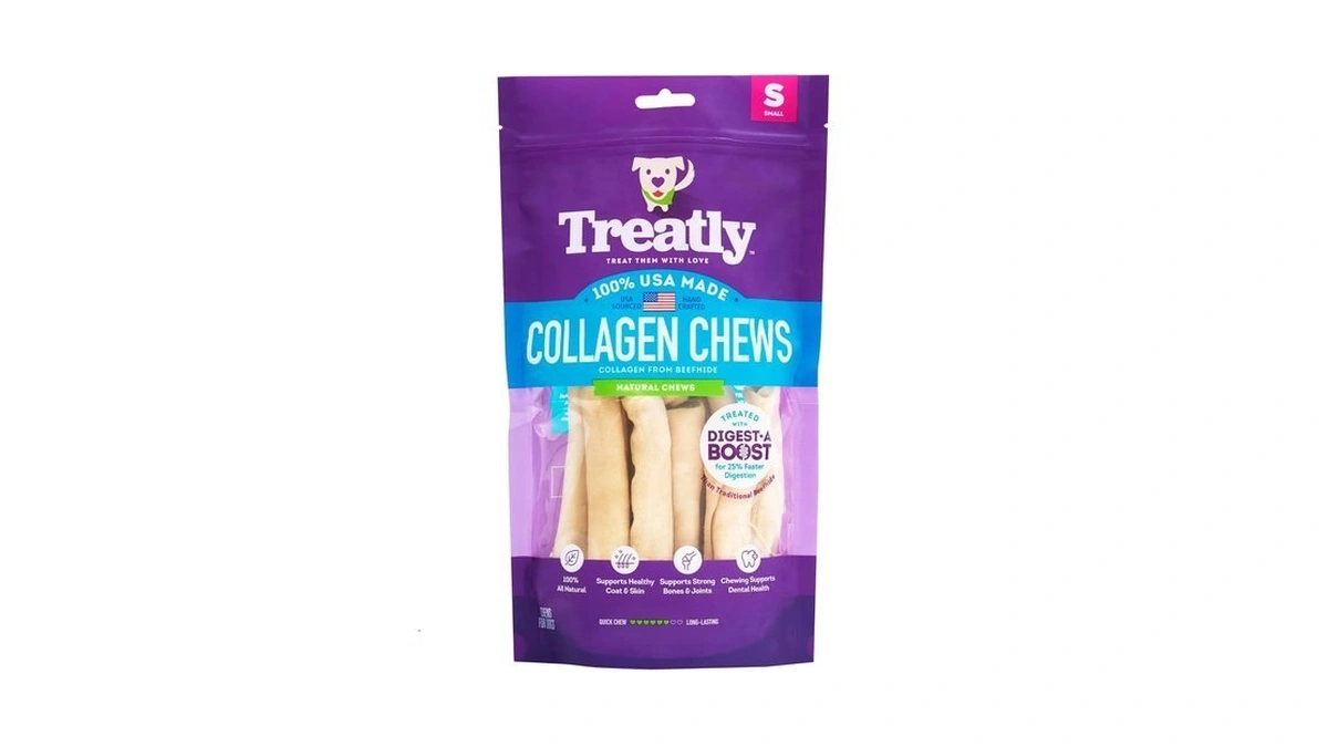 Treatly Usa Collagen Chip Rolls Assorted Dog Chew Treats -