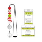 Retractable Lanyards For Id Badges And Keys, Cute Silicone Beaded