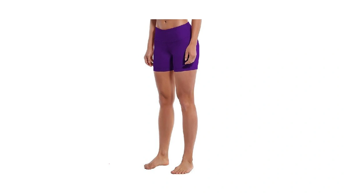 Bubblelime 2.5"/4" Stretch Yoga Shorts For Women Tummy Control -