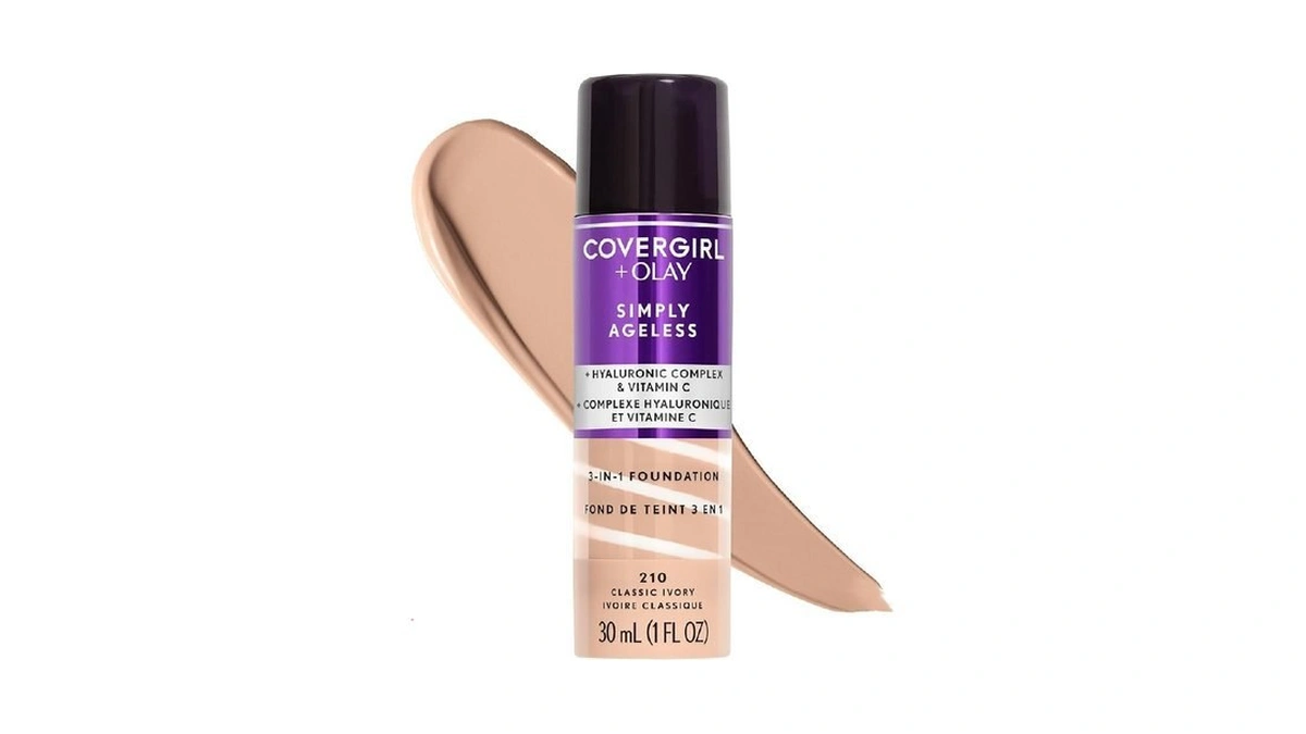 Covergirl+olay Simply Ageless 3-in-1 Liquid Foundation Classic Ivory, 1 Ounce