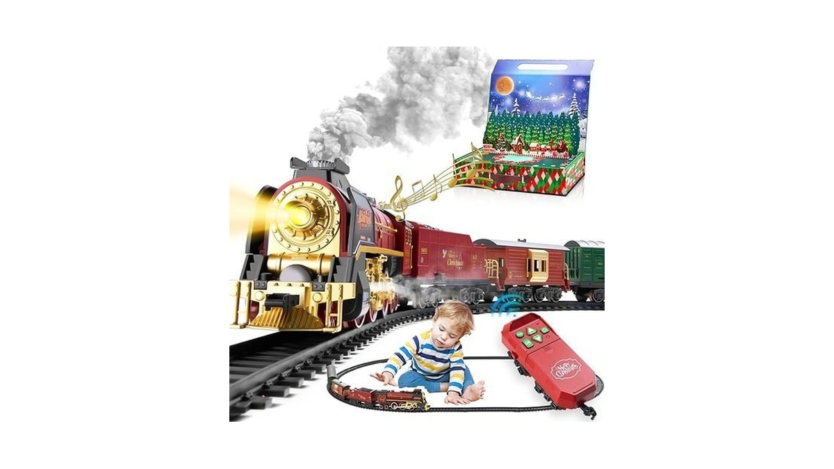 Train Set With Gift Case And Remote Control, Train Toys