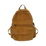 Kaobio Boho Canvas Backpack For School Vintage College Backpack Women