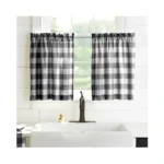 Elrene Home Fashions Farmhouse Living Buffalo-check Tier Curtain Set For