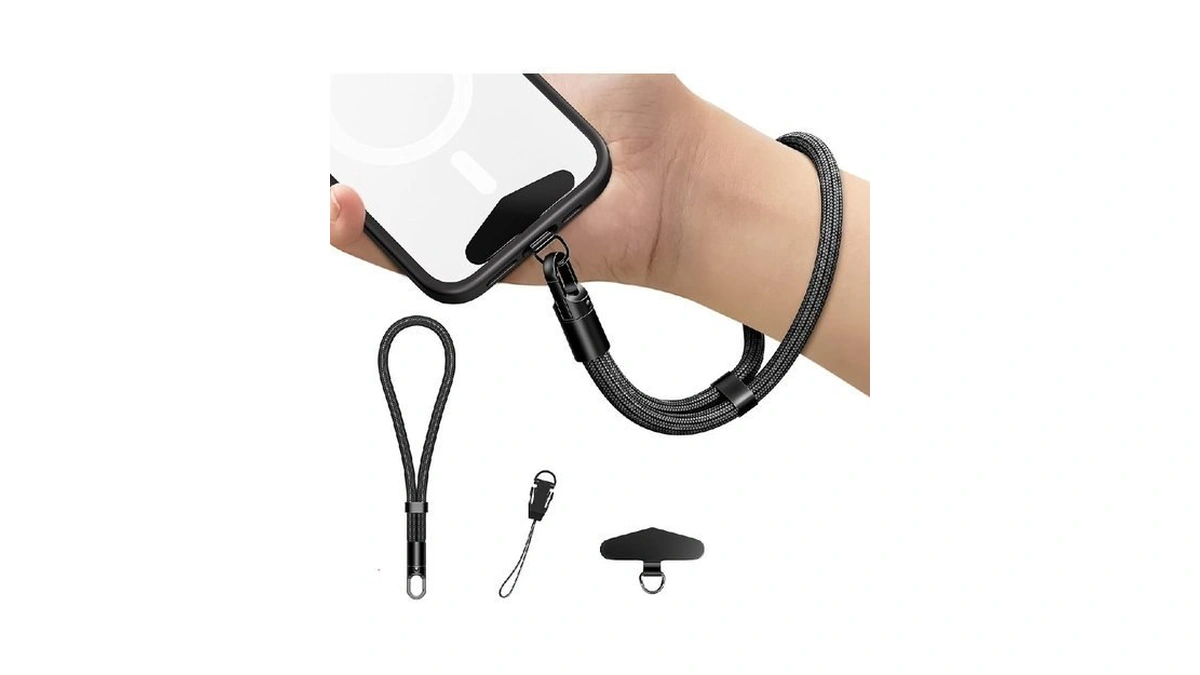 Kaptron Adjustable Phone Wrist Strap, Durability Anti Theft Phone Strap,