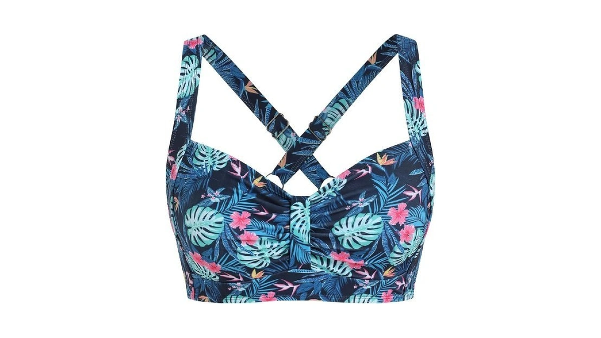 Zaful Women Bikini Top Only-supportive Swimsuit Tops Large Bust Bathing
