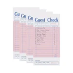 4 Pack Pink Guest Checks Books For Servers, Server Note