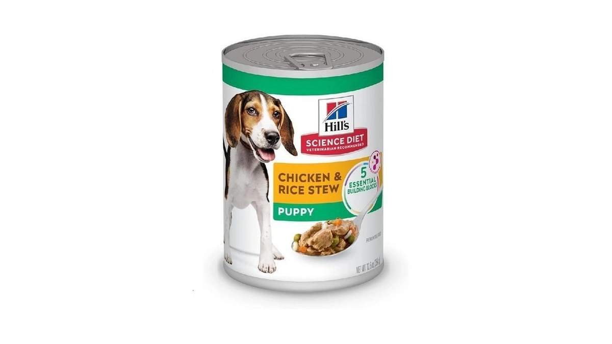 Hill's Science Diet Puppy Wet Dog Food, Chicken & Rice,