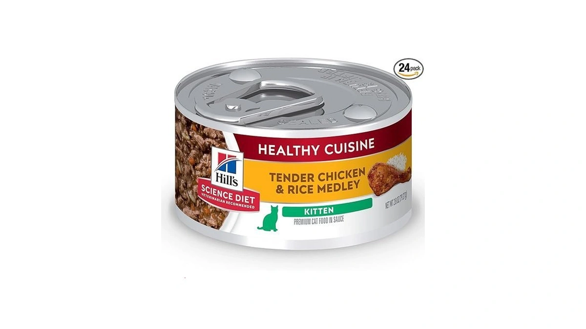 Hill's Science Diet Kitten Healthy Cuisine Wet Cat Food, Chicken