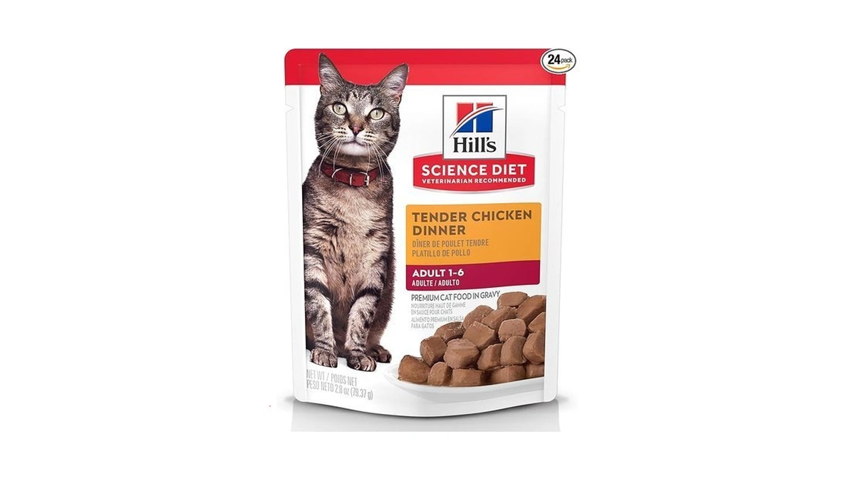 Hill's Science Diet Adult 1-6 Wet Cat Food, Tender Chicken,