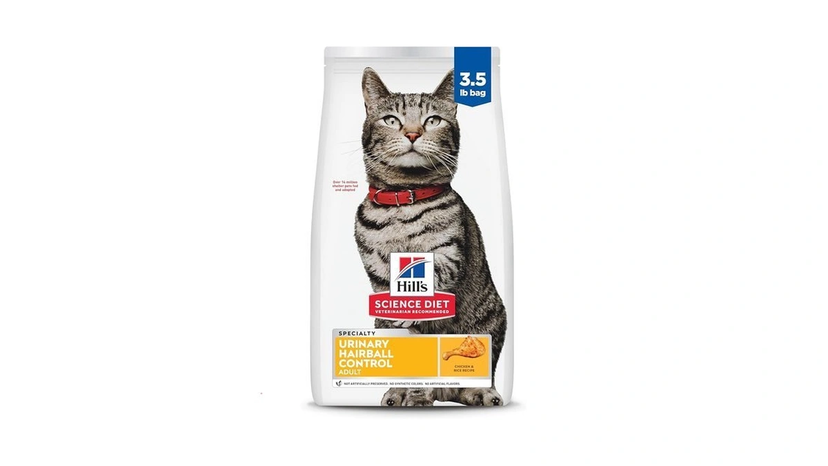 Hill's Science Diet Adult Urinary & Hairball Control Dry Cat