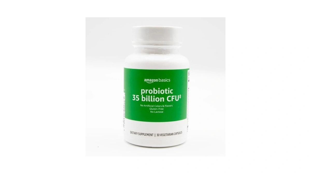 Amazon Basics Probiotic 35 Billion Cfu, 8 Probiotic Strains With