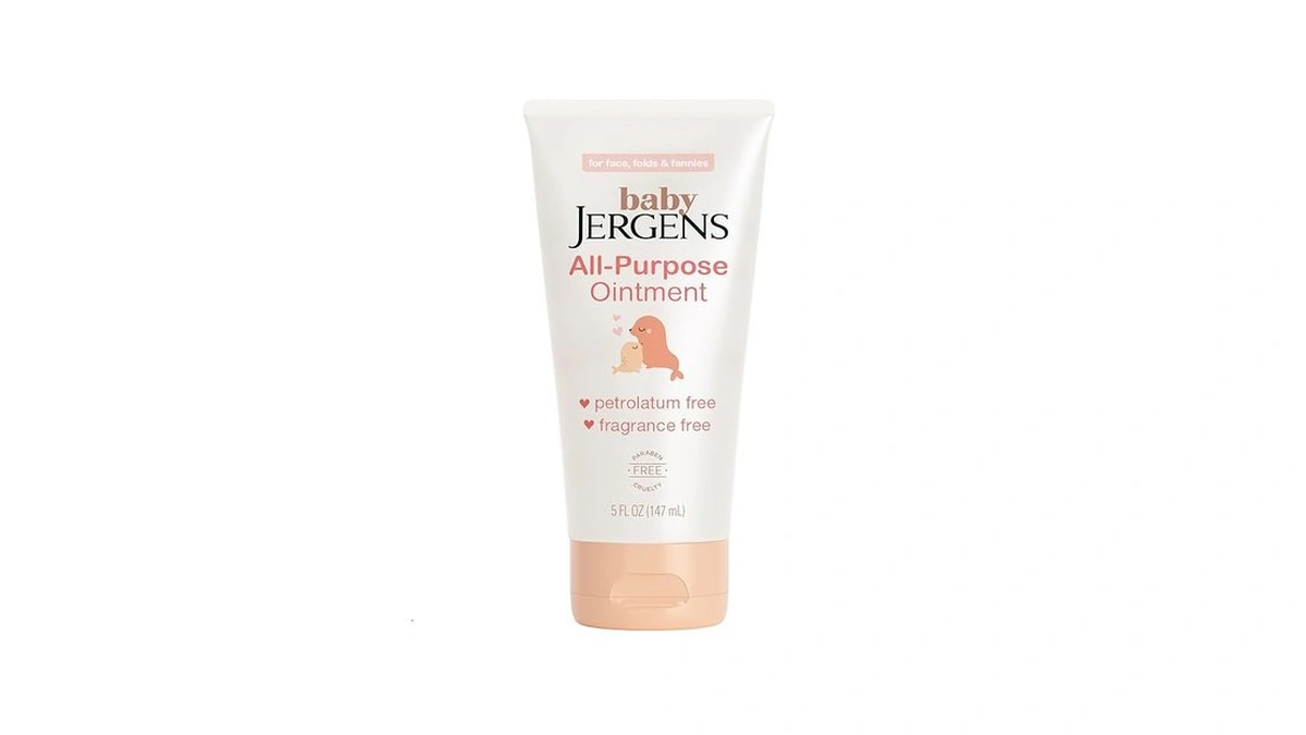 Jergens Baby All-purpose Baby Ointment, Plant-based Moisturizers, Petrolatum Free &