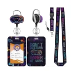 Jroyjoy Id Badge Holder With Lanyard & Heavy-duty Retractable Reel