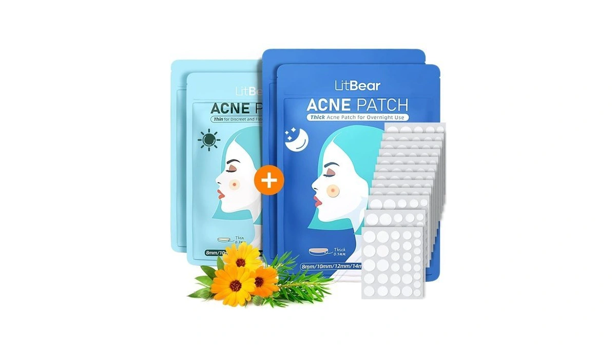 Litbear Acne Pimple Patches- Day And Night 4 Sizes 360