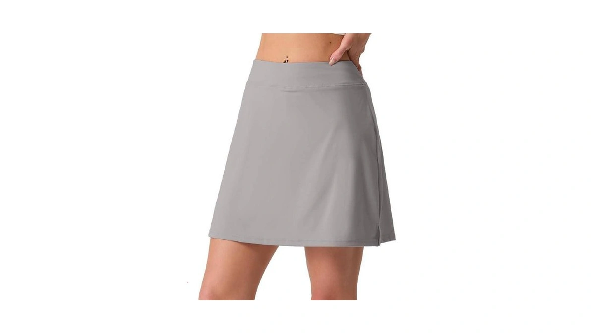 Prinstory Women's High Waisted Tennis Skirt 2 In 1 Athletic