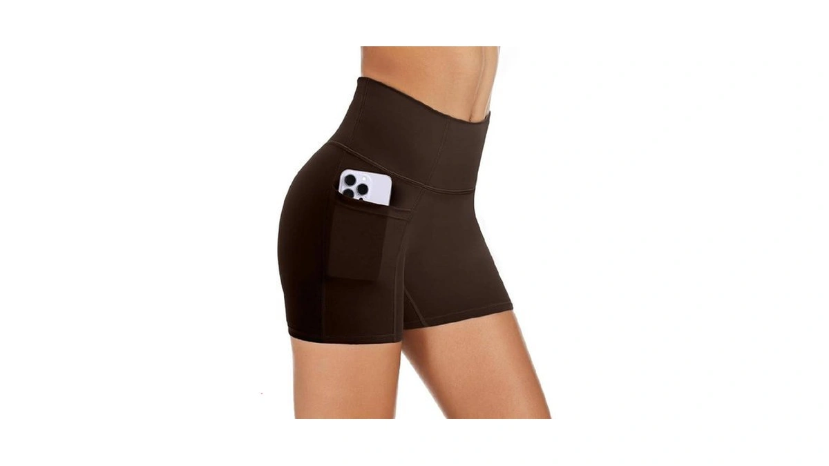 Copyleaf Biker Shorts Women With Pockets 5'' High Waisted Gym