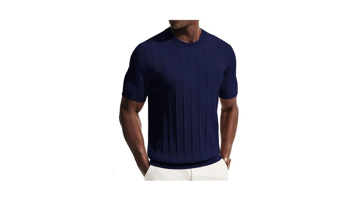 Pj Paul Jones Shirts For Men Casual Short Sleeve Crewneck