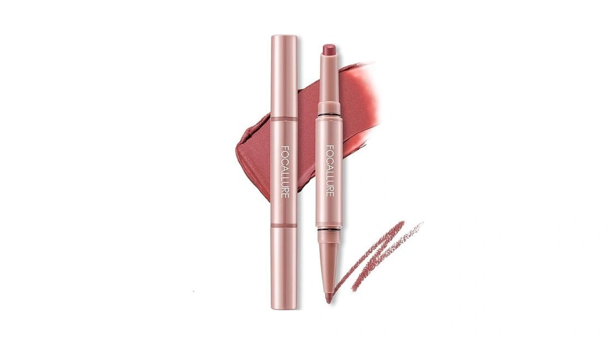 Focallure Fuller Sculpt Dual-ended Lip Liner & Lipstick 2-in-1,long Lasting,highly