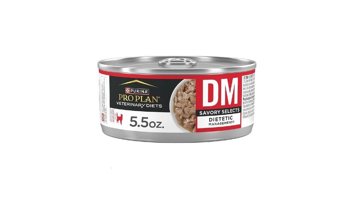 Purina Pro Plan Veterinary Diets Dm Dietetic Management Savory Selects