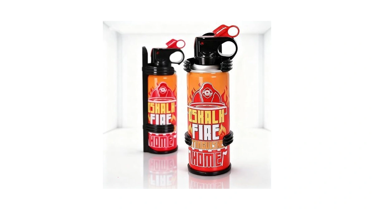 2pcs Mini Fire Extinguishers For Vehicle & Home & Kitchen-