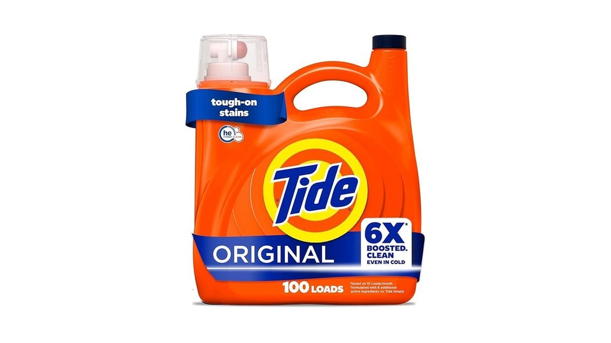 Tide Liquid Laundry Detergent, Original Scent, 125 Fl Oz, 100