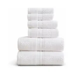 Springtree Home 100% Cotton Bathroom Towel Set | 6 Piece