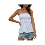Sumtory Womens Strapless Tops Summer Off Shoulder Sexy Tank Tube