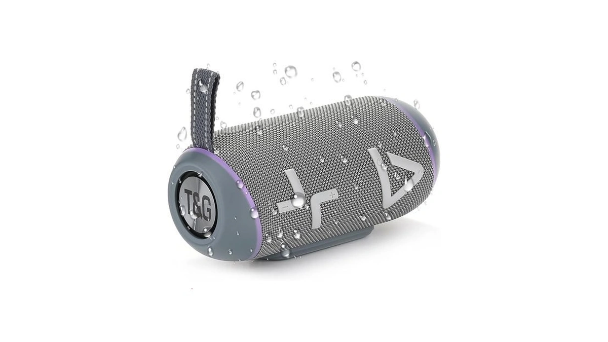 Ipx6 Waterproof, Portable Bluetooth Speaker With Stereo Sound, Wireless Speakers