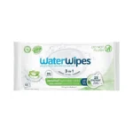 Waterwipes Sensitive+ Hydrating Boost Wipes, 3-in-1 Cleans, Cares, Hydrates, 99%