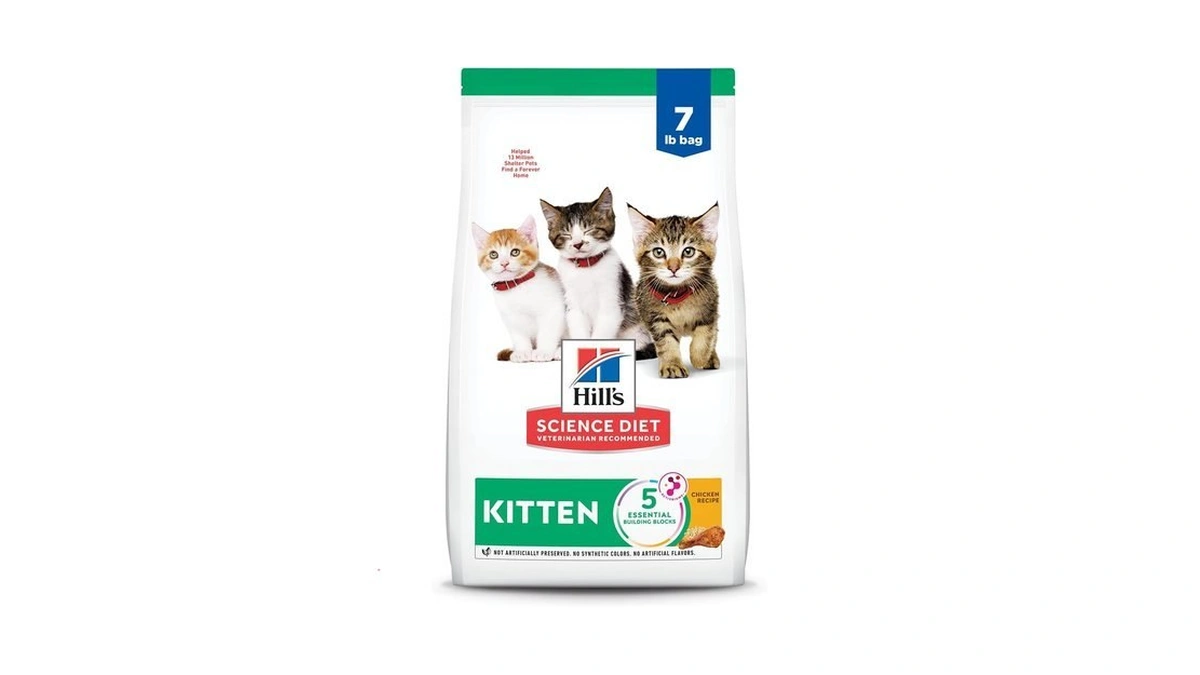 Hill's Science Diet Kitten Dry Cat Food, Chicken, 7 Lb.
