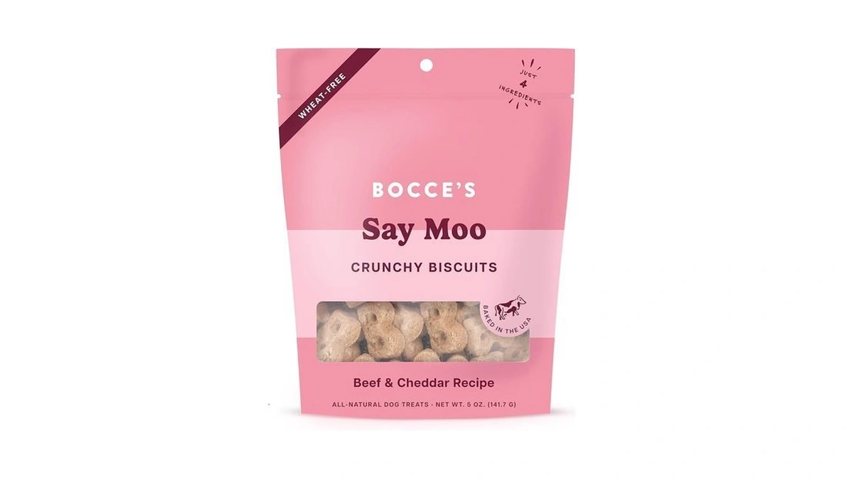 Bocce's Bakery Oven Baked Say Moo Treats For Dogs, Everyday